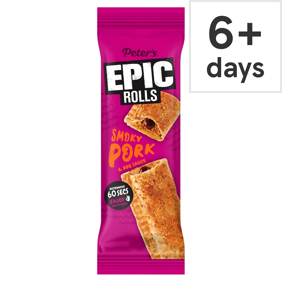 PETERS EPIC ROLLS SMOKY PORK & BBQ SAUCE