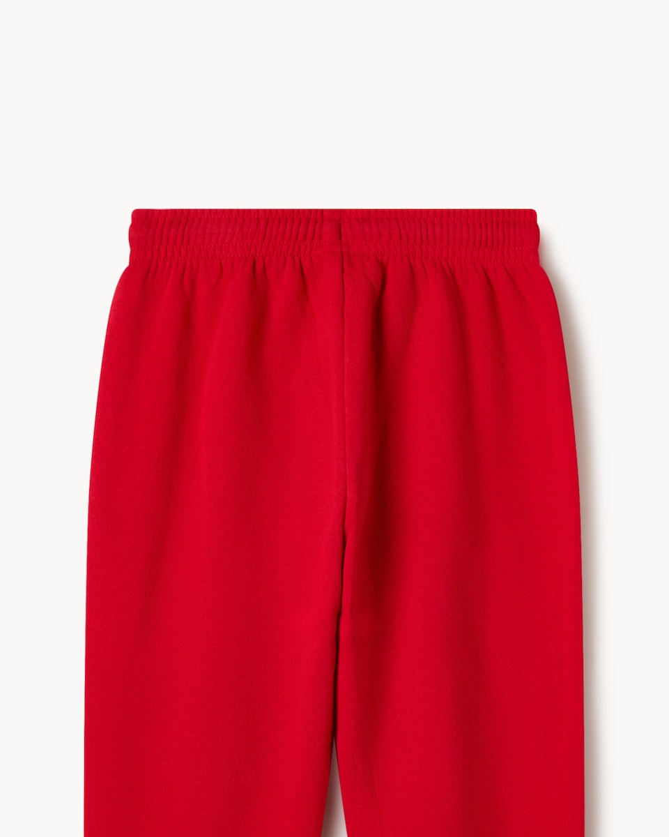 image 1 of Marvel Spider-Man Cotton Rich Joggers in Red