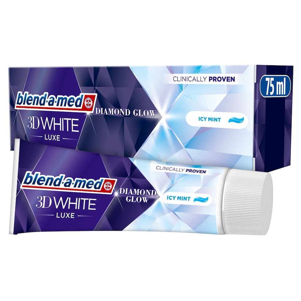 Blend-A-Med 3DWhite Luxe Diamond Glow Fogkrém, 75 ml  1. kép