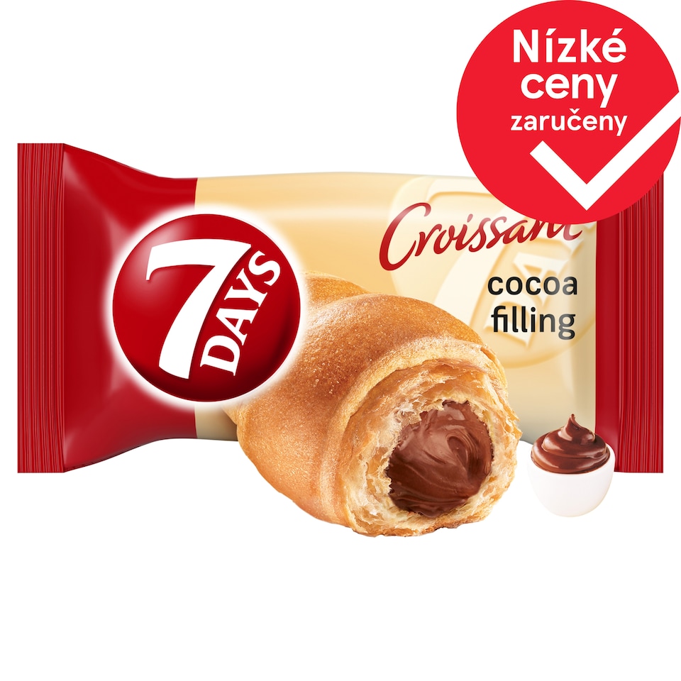 7 Days Croissant s kakaovou náplní 60g