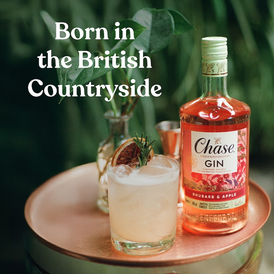 image 1 of Chase Rhubarb & Bramley Apple Gin 70cl
