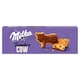 obrázok 1 z Milka Tender Cow jemné pečivo s kúskami mliečnej čokolády z alpského mlieka a kakaovou vrstvou 140 g