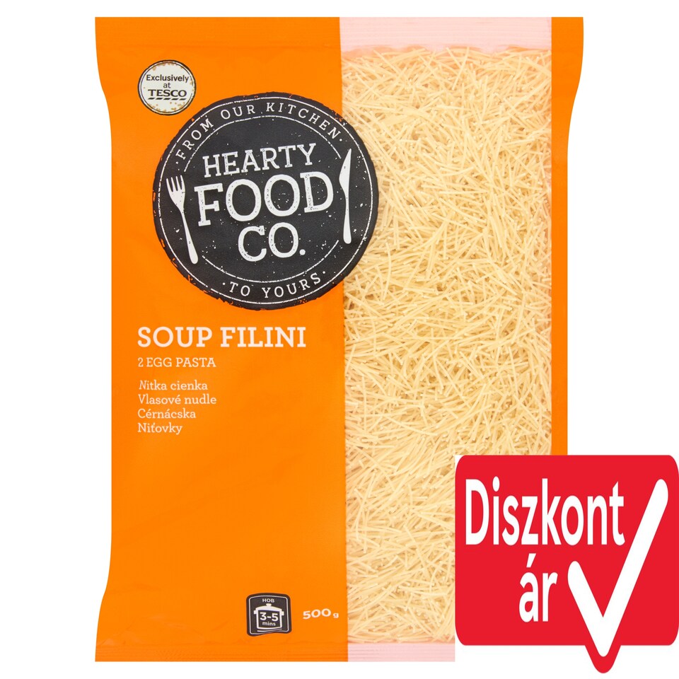 Hearty Food Co. Soup Filini 2 Egg Pasta 500 g