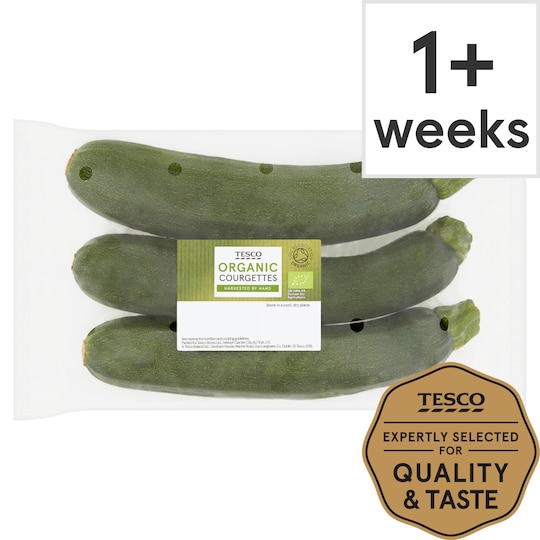 Tesco Organic Courgettes 3 Pack Tesco Groceries