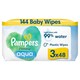 image 1 of Pampers Harmonie Aqua Baby Wipes 3X48