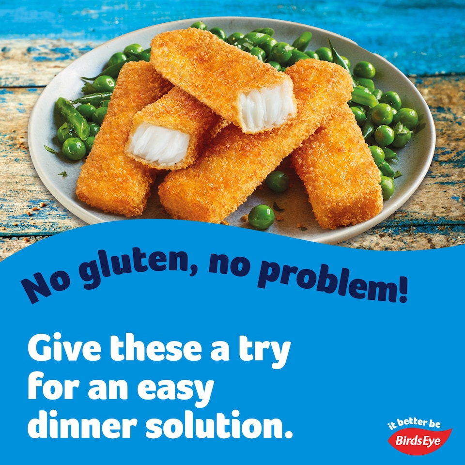 image 1 of Birds Eye Gluten Free Fish Fingers 12 Pack 360g