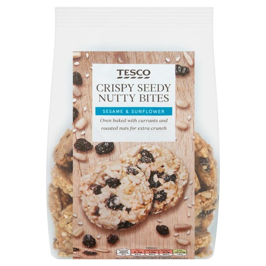 Tesco Crispy Nutty Seed Bites 200G Tesco Groceries