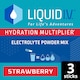 image 1 of Liquid I.V. Hydration Multiplier Electrolyte Powder Mix Strawberry 3x16g