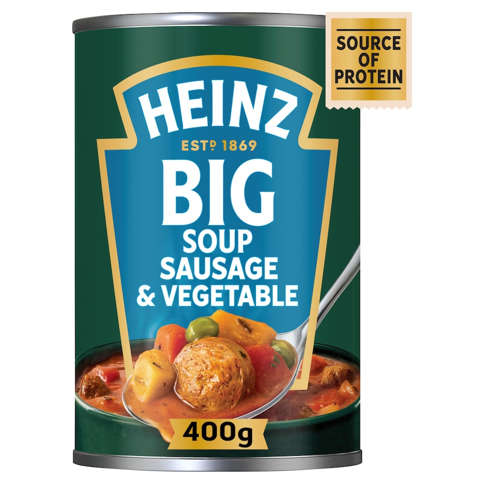 image 1 of Heinz Big Soup - Sausage & Veg 400g