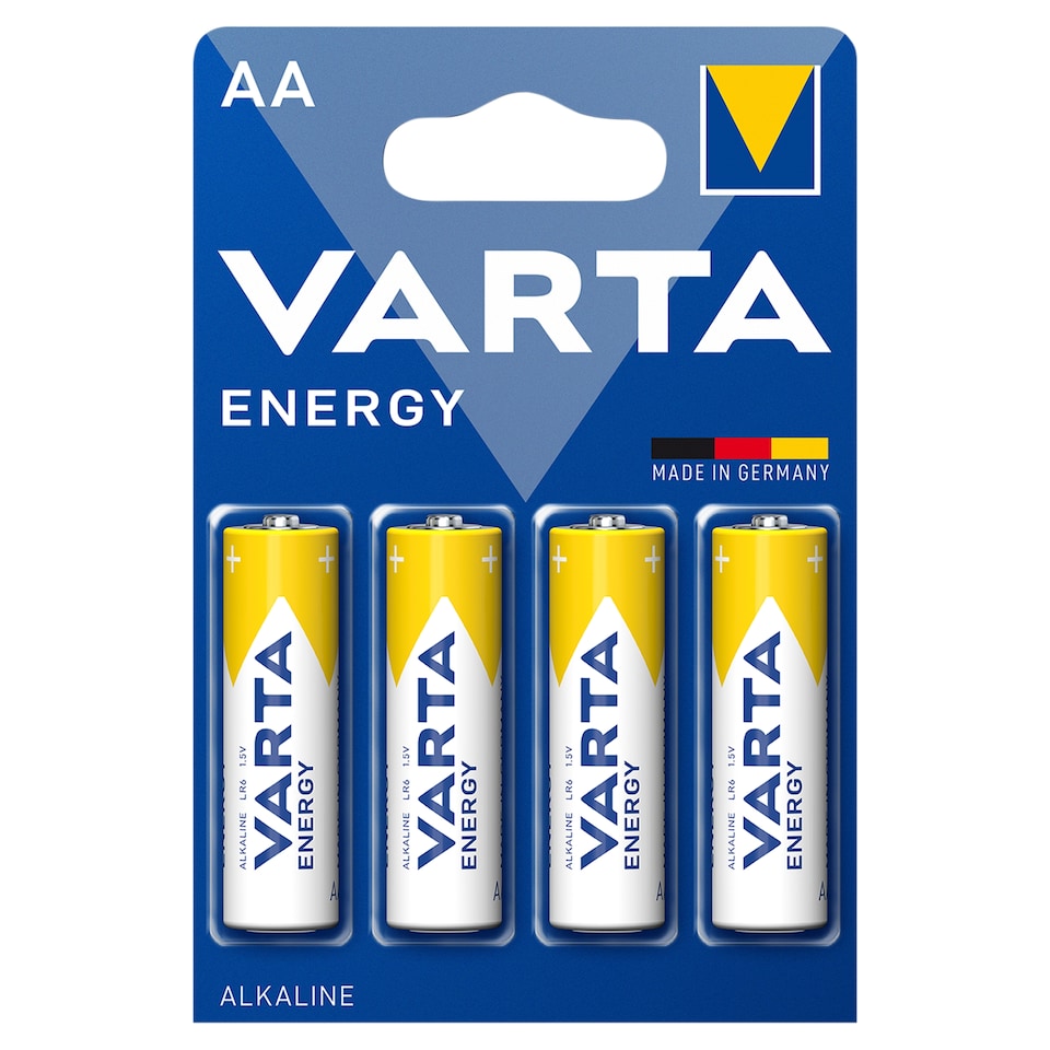 image 1 of VARTA Energy AA Alkaline Batteries 4 pcs