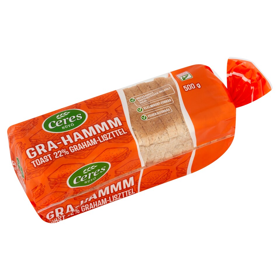 Ceres Gra-Hammm Toast with 22% Graham Flour 500 g