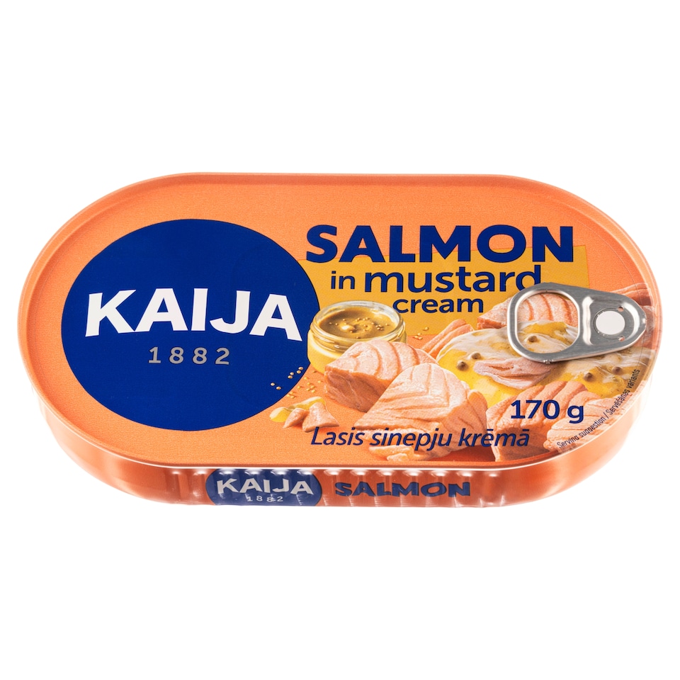Kaija Salmon Pieces in Mustard Sauce 170 g