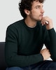 image 1 of F&F Waffle Knit Crew Neck Jumper with Wool in Khaki