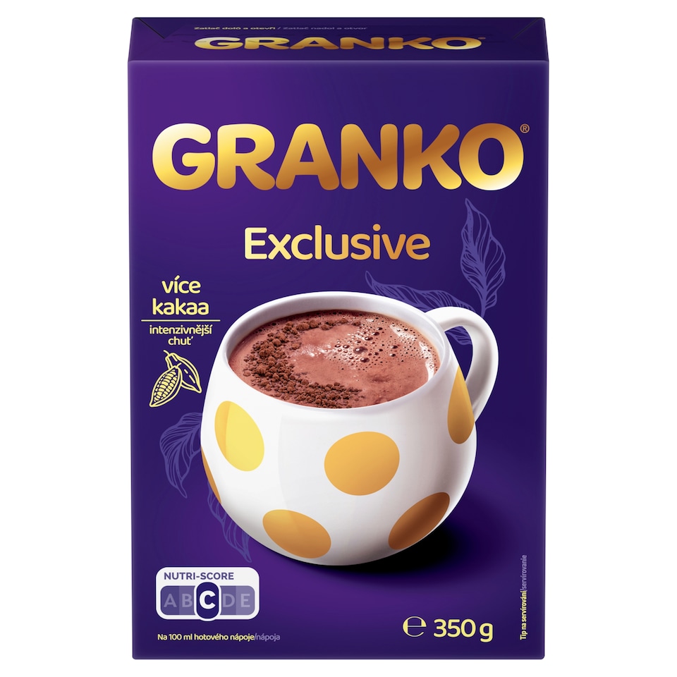GRANKO Exclusive instantný kakaový nápoj s 30 % kakaa 350 g