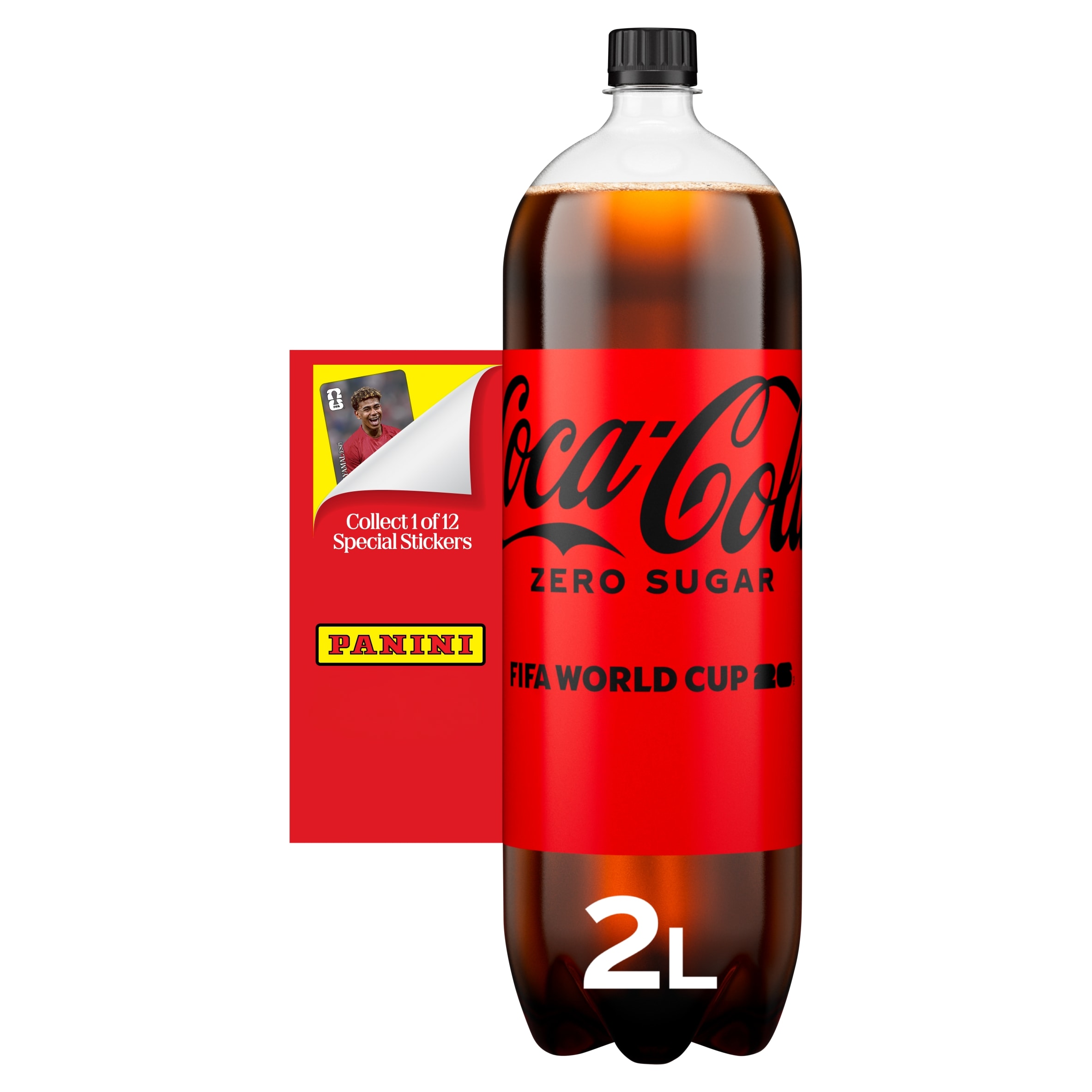 Coca-Cola Zero Sugar Soft Drink Bottle 2L