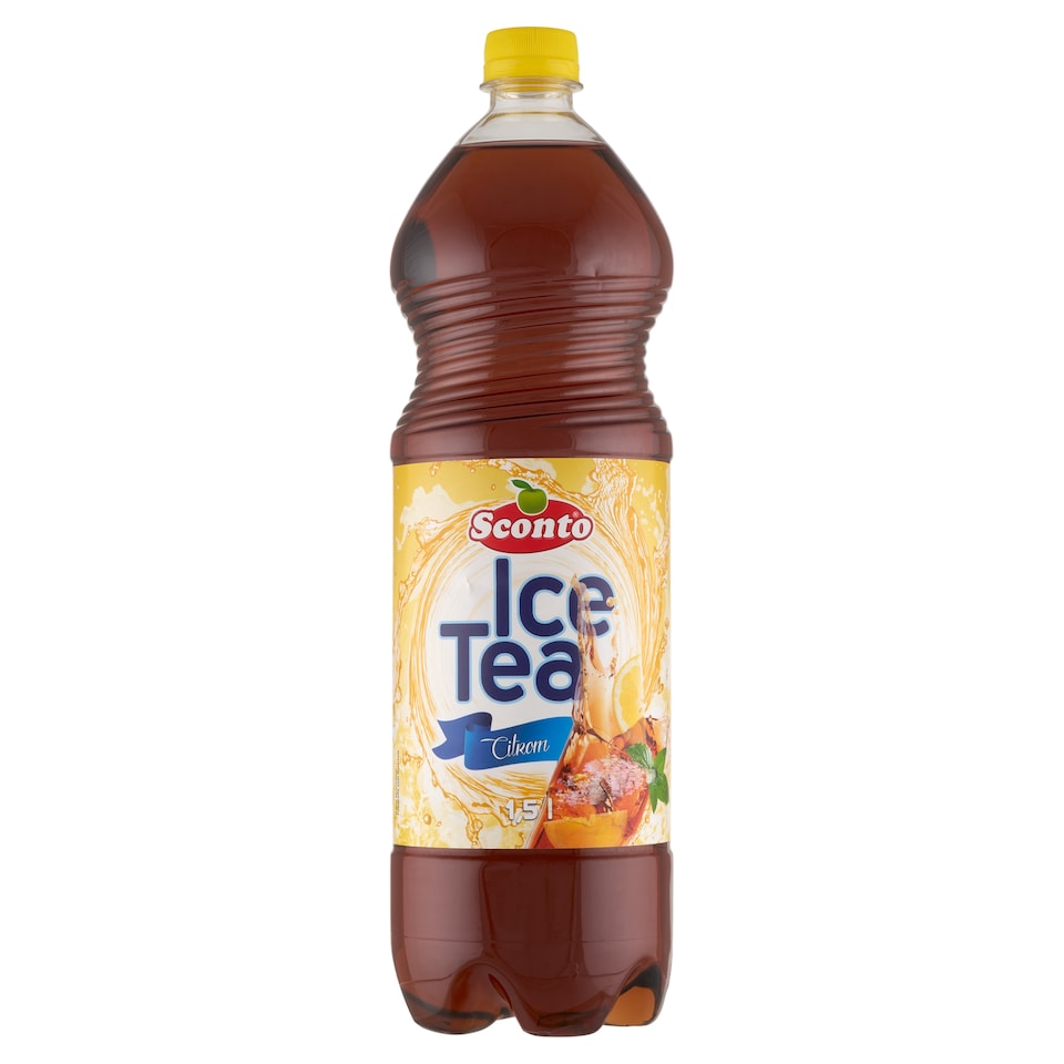 Sconto Ice Tea Energy-Free Lemon-Flavoured Soft Drink with Sweeteners 1,5 l