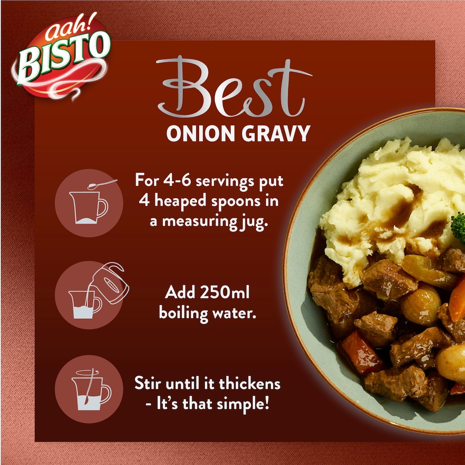image 1 of Bisto Best Onion Gravy Granules 230g