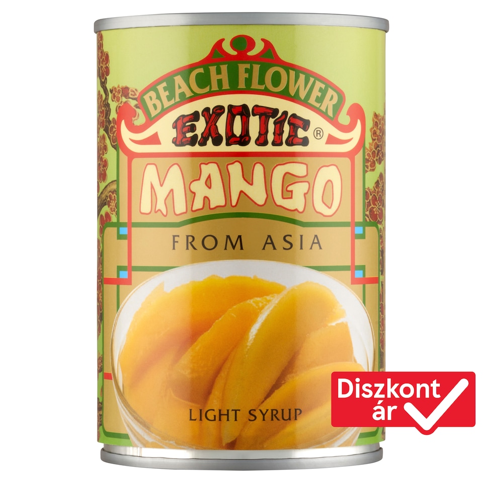 Beach Flower Peeled, Sliced, Lightly Sugared Mango 425 g