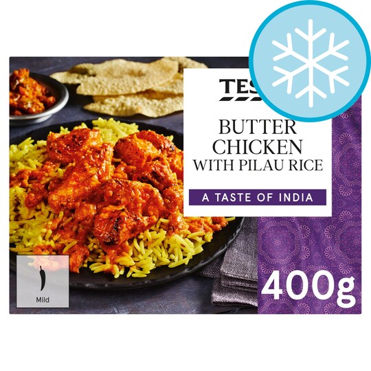 Tesco Butter Chicken Curry With Pilau Rice 400G Tesco Groceries