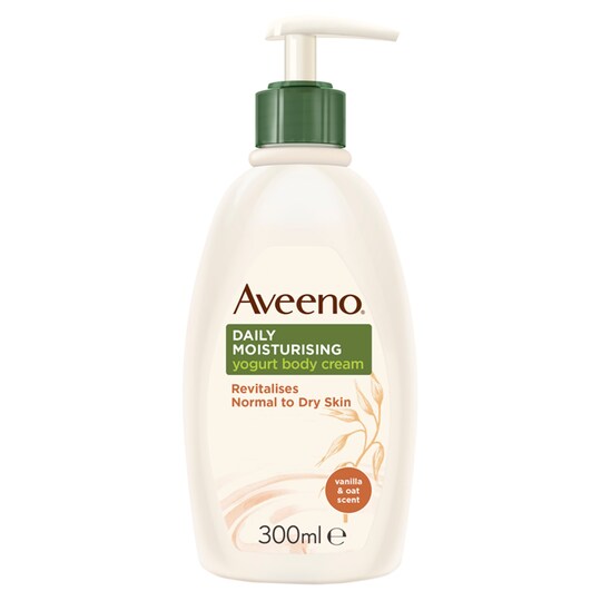 Aveeno Yoghurt Body Lotion Vanilla And Oat 300Ml Tesco Groceries