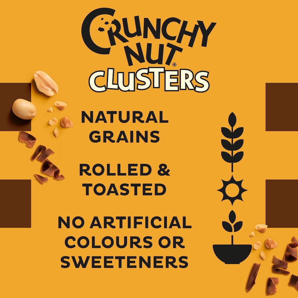 image 1 of Kellogg's Crunchy Nut Clusters - Chocolate 400g