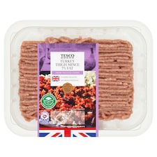 Tesco Turkey Thigh Mince 7% Fat 250g