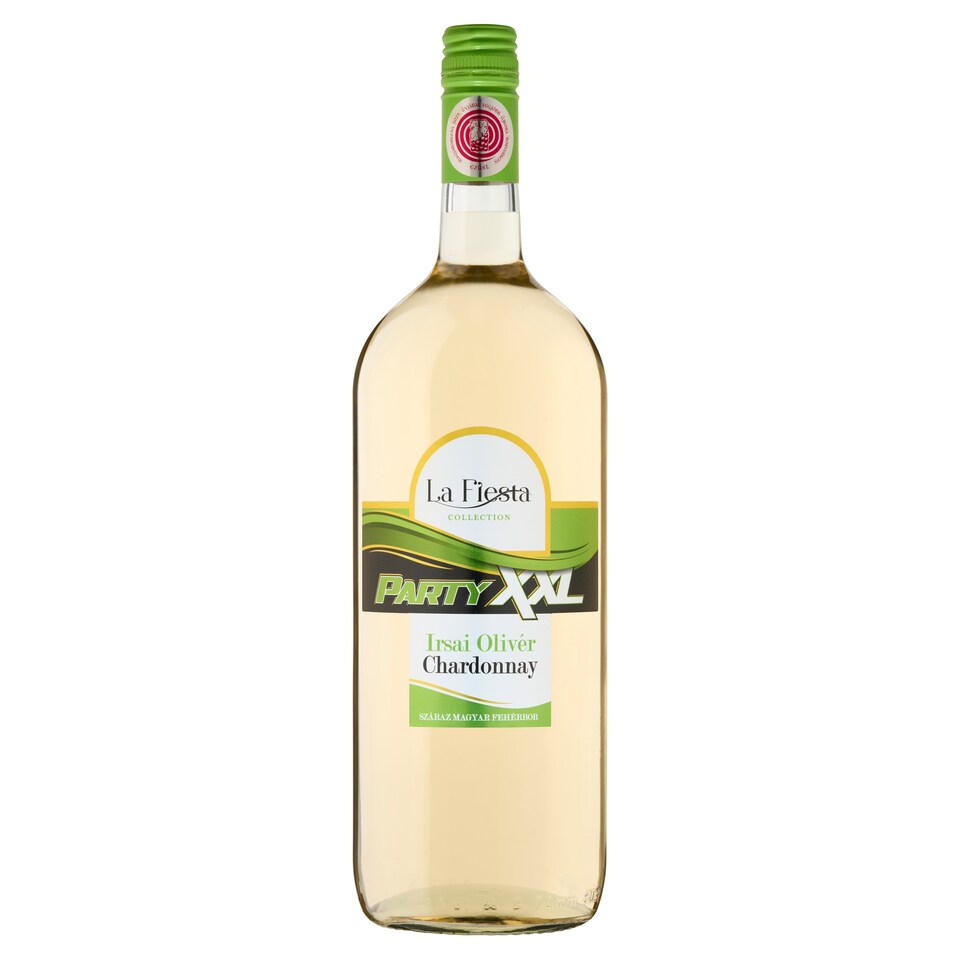 image 1 of La Fiesta Party XXL Duna-Tisza közi Irsai Olivér Chardonnay Dry Hungarian White Wine 11% 1,5 l