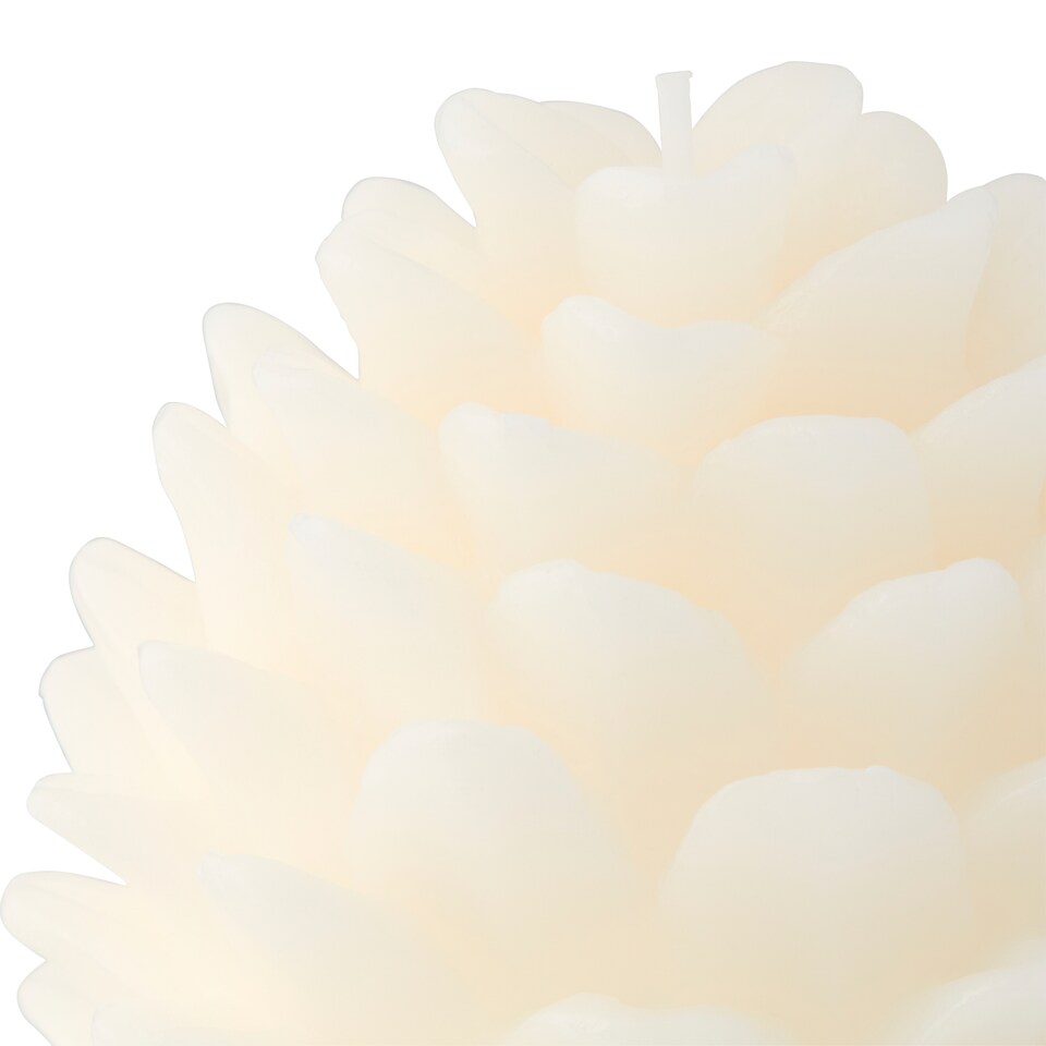 image 1 of Tesco Pine Cone Pillar Candle 260G