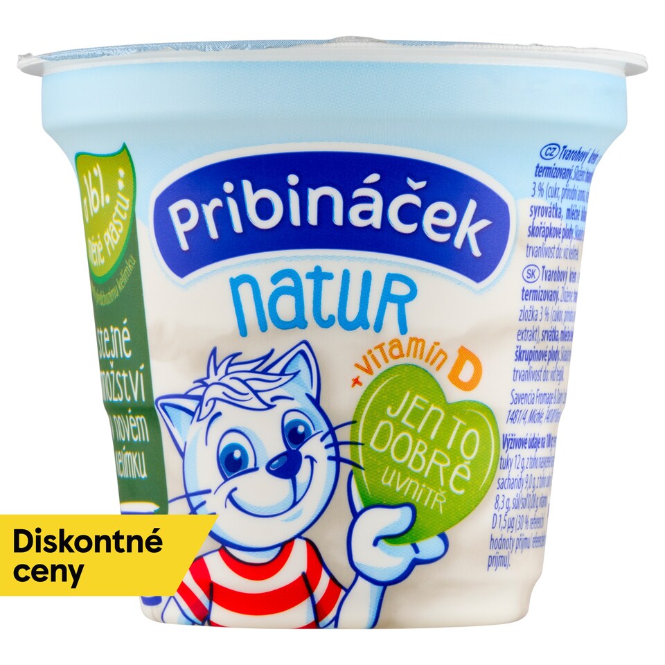 image 1 of Pribináček Natur 125 g