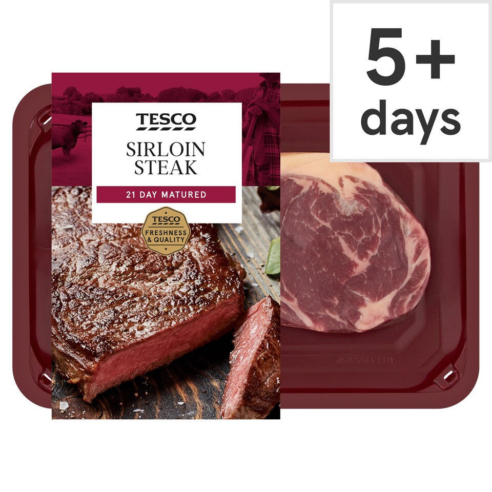 Tesco Sirloin Steak 227G