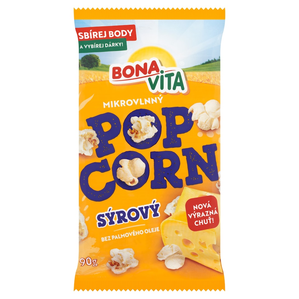 obrázok 1 z Bona Vita Popcorn so syrovou príchuťou 90 g