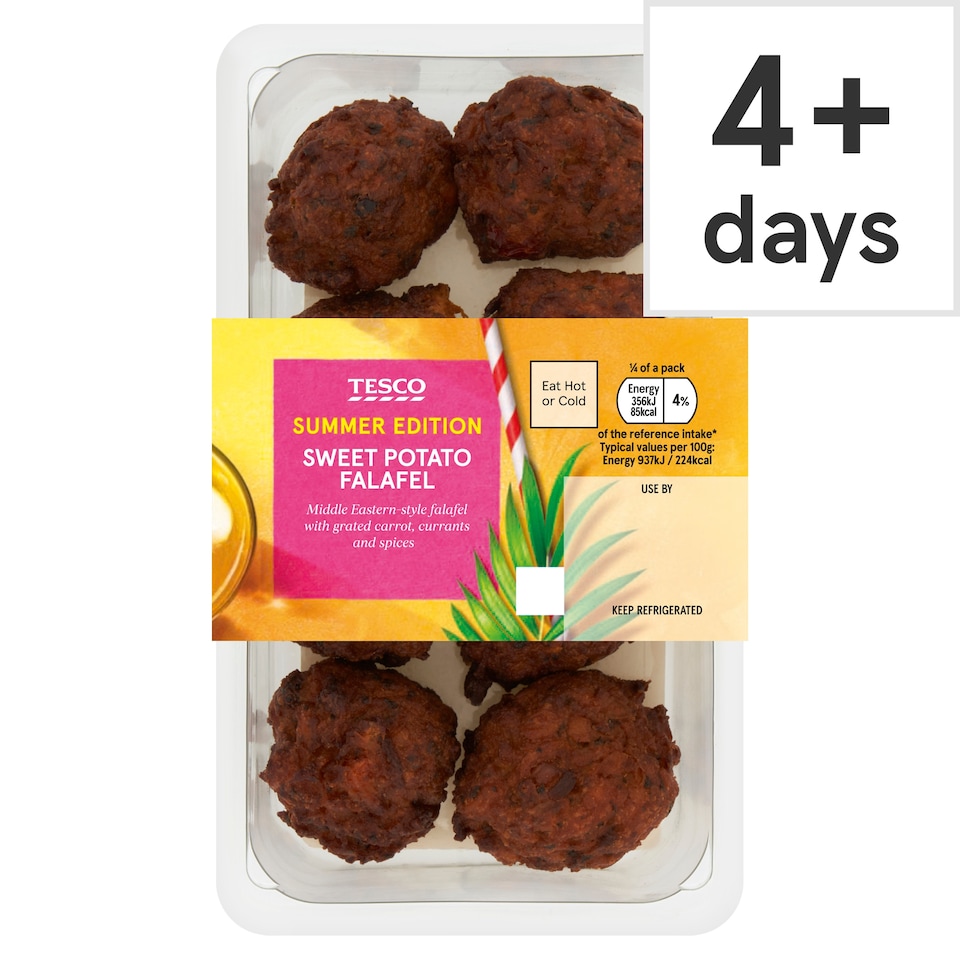 Tesco Sweet Potato Falafels 152g