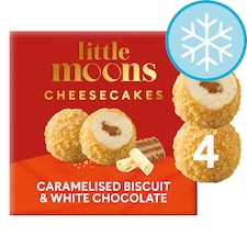 Little Moons Cheesecakes - Caramelised Biscuit & White Chocolate 4x30g
