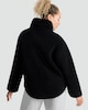 image 3 of F&F Active Fleece Half Zip Jacket in Black