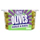 image 1 of Olly's Garlic & Basil Halkidiki Olives 200g
