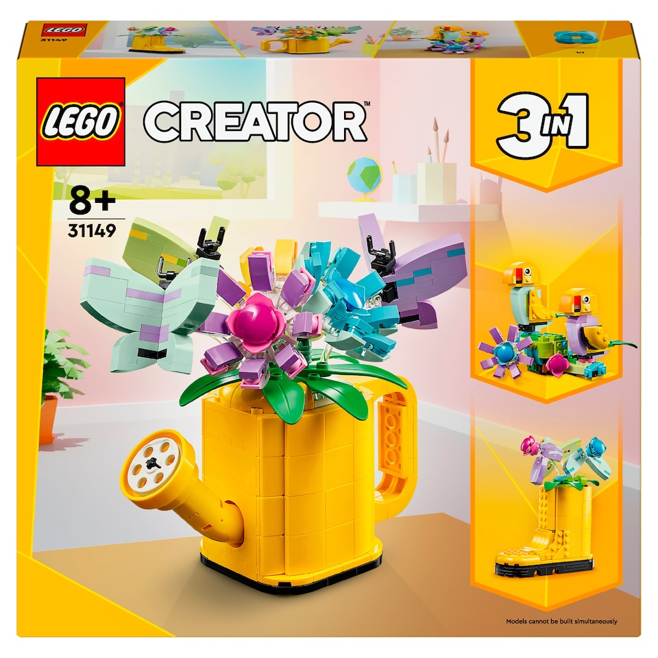 image 1 of LEGO Creator 3 v 1 31149 Flowers In Watering Can