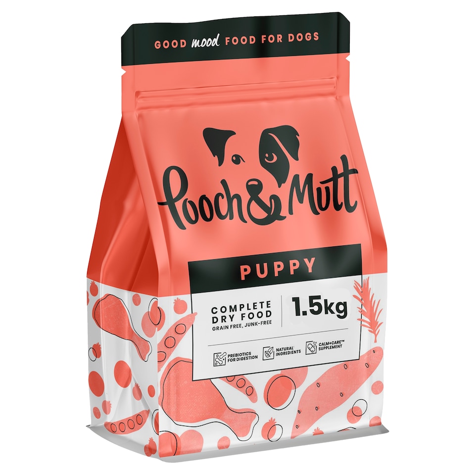 Pooch & Mutt Puppy Complete Dry Food Chicken & Superfoods 1.5kg