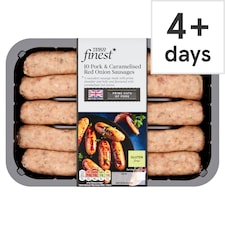 Tesco Finest Pork & Caramelised Onion Sausages 667G
