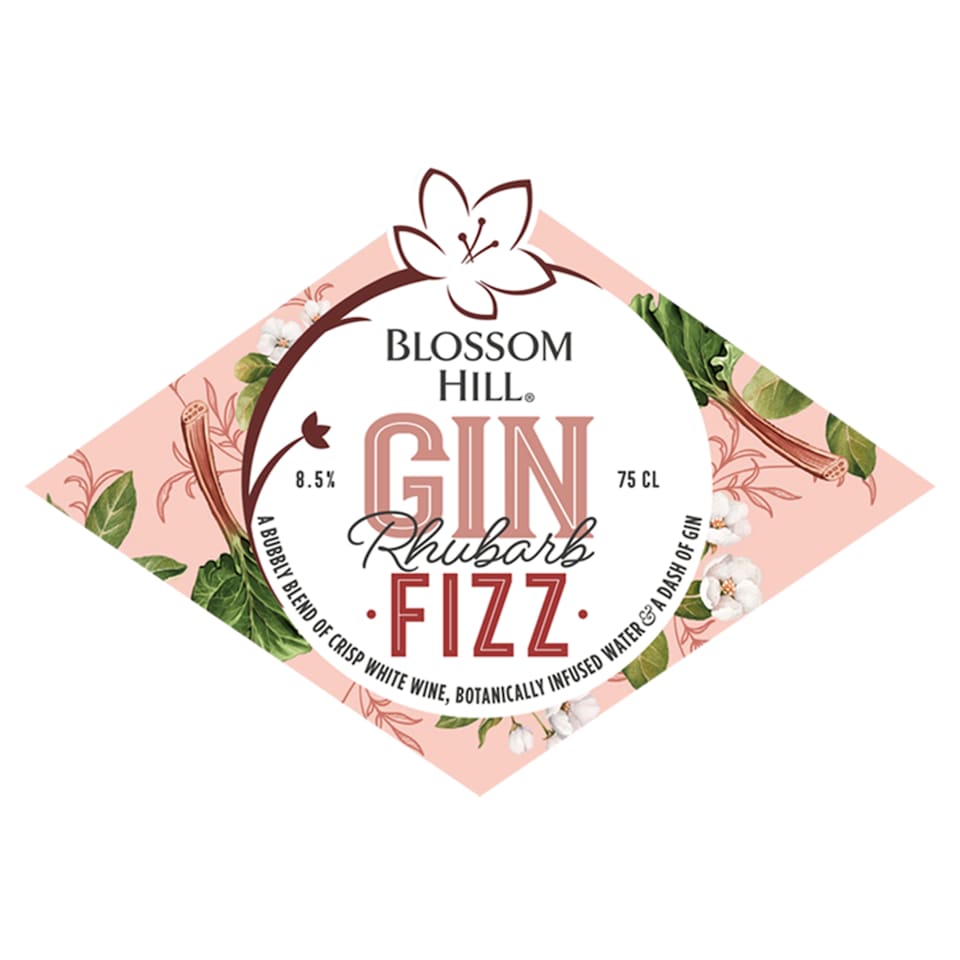 image 1 of Blossom Hill Gin Fizz Rhubarb 75Cl