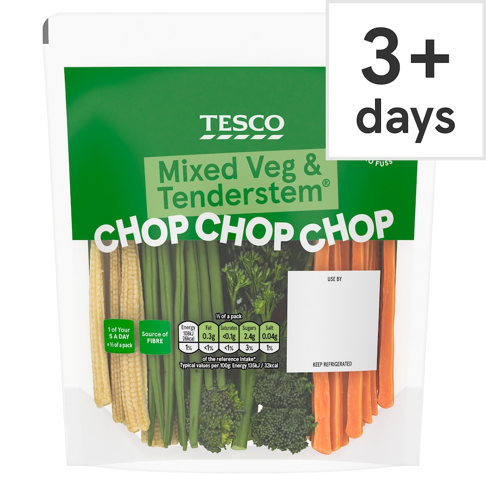 Tesco Tenderstem & Mixed Vegetables 160G