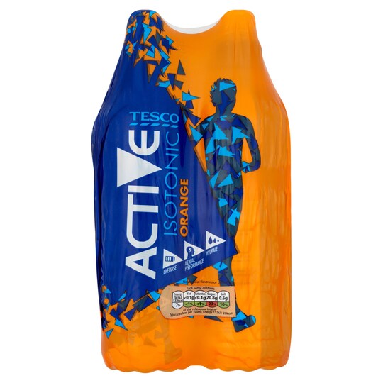 Tesco Active Isotonic Orange 4 X 500Ml Tesco Groceries