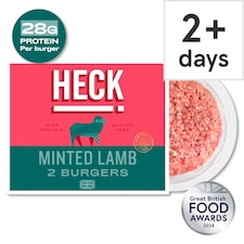 Heck Minted Lamb Burgers 2 Pack 320g
