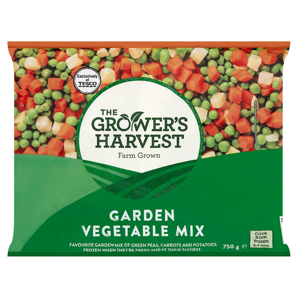 The Grower's Harvest Quick-Frozen Garden Vegetable Mix 750 g 