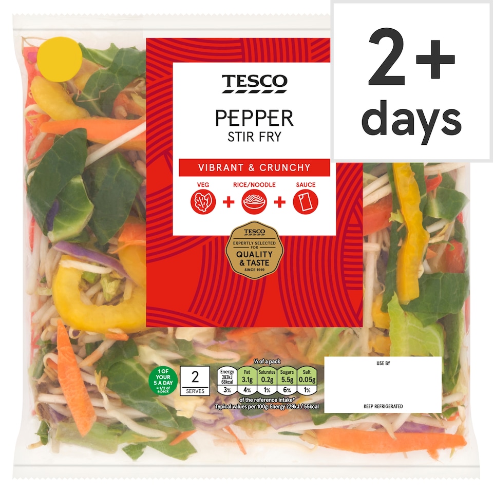 Tesco Pepper Stir Fry 320g EXP