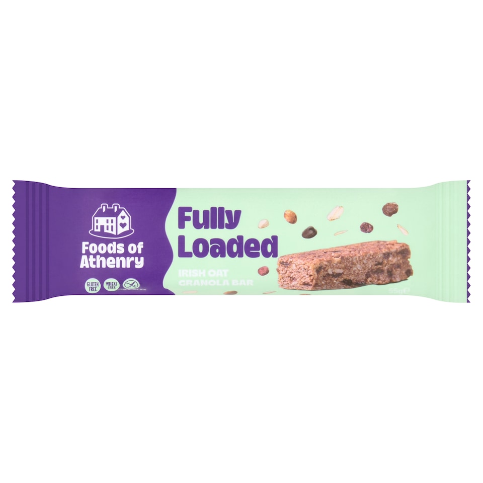 Foods Of Athenry Oat Granola Bar, Fully Loaded 55G