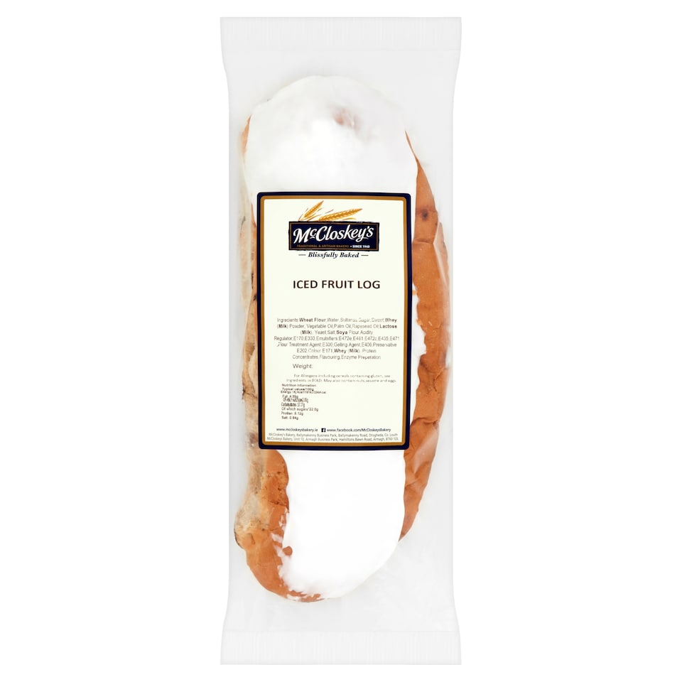 Mccloskeys Iced Fruit Log 380G