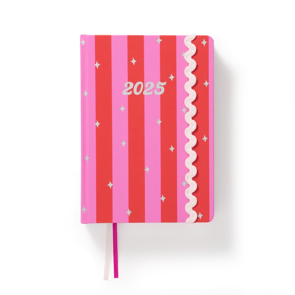 image 1 of Paperchase Magic Forest A5 Fabric 2025 DTV Diary