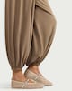 image 2 of F&F Balloon Co-ord Trousers in Brown