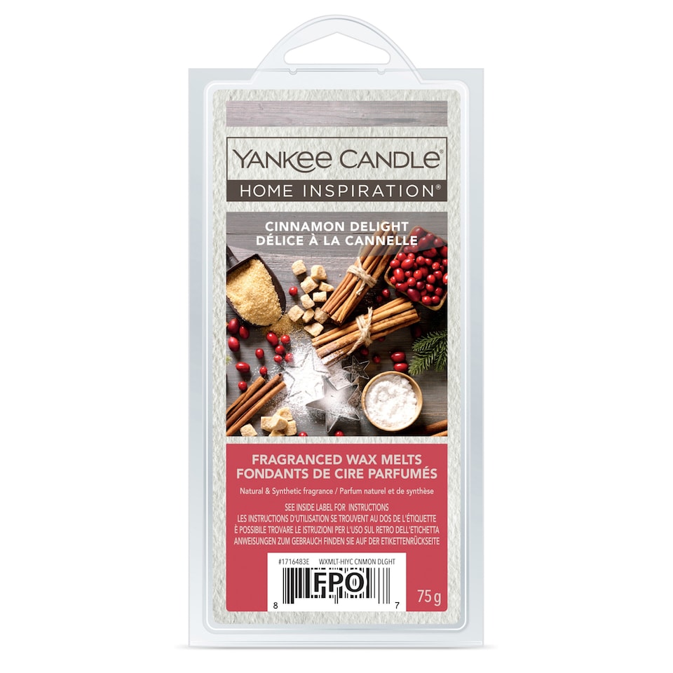 Yankee Cinnamon Delight Wax Melts 75G