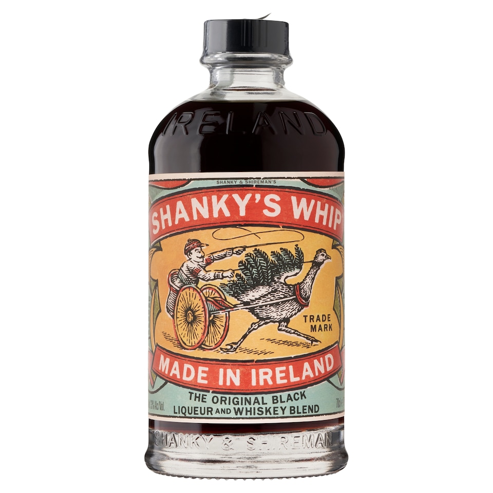 Shanky's Whip Black Irish Whiskey Liqueure 33% 0,7 l